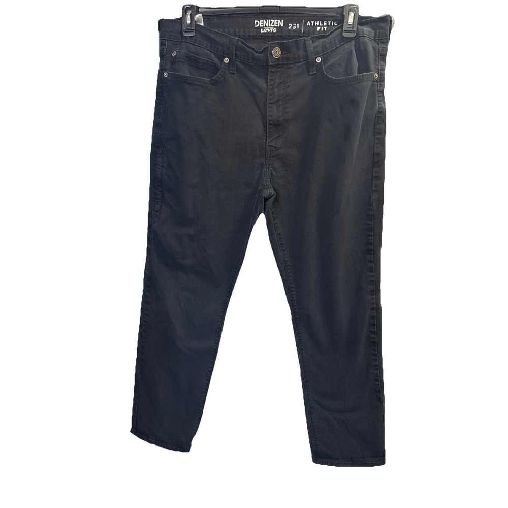Denizen‎ from Levi's 231 Athletic Fit Black Jeans Mens Size 33x30
